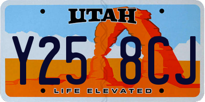 UT license plate Y258CJ