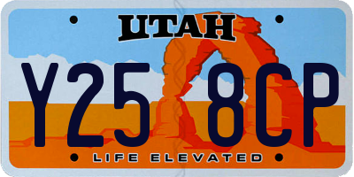 UT license plate Y258CP