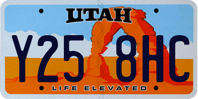 UT license plate Y258HC