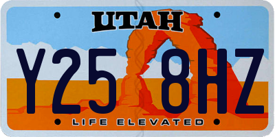 UT license plate Y258HZ