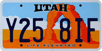 UT license plate Y258IF