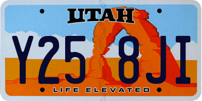 UT license plate Y258JI