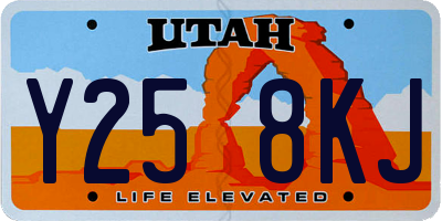UT license plate Y258KJ