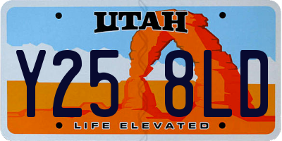 UT license plate Y258LD