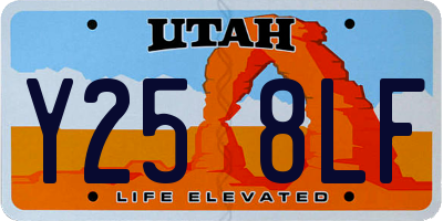 UT license plate Y258LF