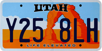 UT license plate Y258LH