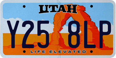 UT license plate Y258LP