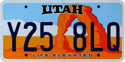 UT license plate Y258LQ