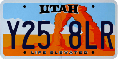 UT license plate Y258LR