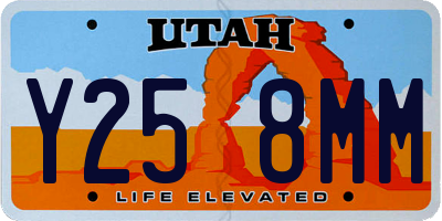UT license plate Y258MM