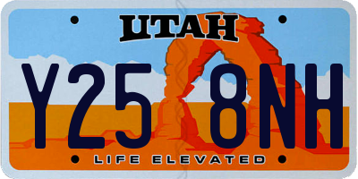 UT license plate Y258NH
