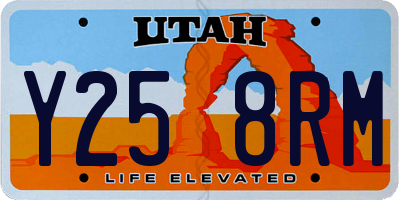 UT license plate Y258RM