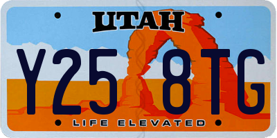 UT license plate Y258TG