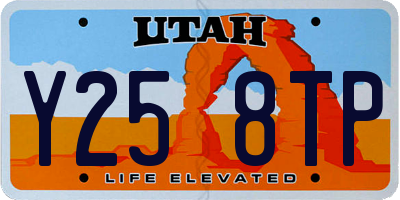 UT license plate Y258TP