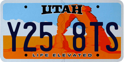 UT license plate Y258TS