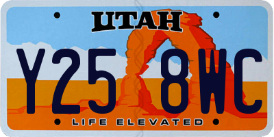 UT license plate Y258WC
