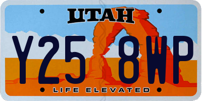UT license plate Y258WP
