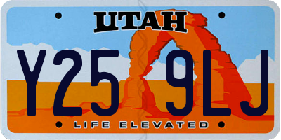 UT license plate Y259LJ