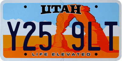 UT license plate Y259LT