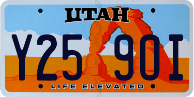 UT license plate Y259OI