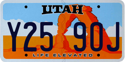 UT license plate Y259OJ