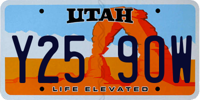 UT license plate Y259OW