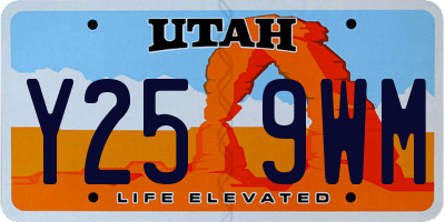 UT license plate Y259WM