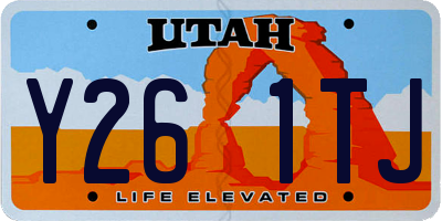 UT license plate Y261TJ