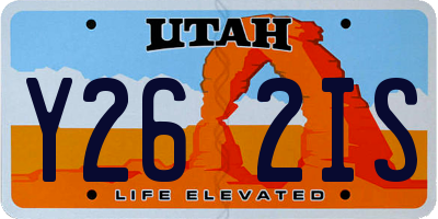 UT license plate Y262IS