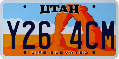 UT license plate Y264CM