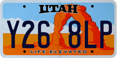 UT license plate Y268LP
