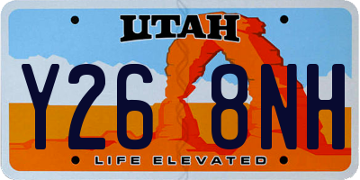 UT license plate Y268NH