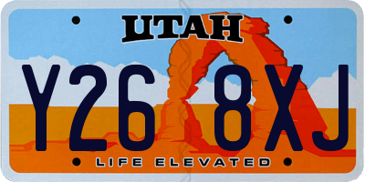 UT license plate Y268XJ