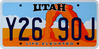 UT license plate Y269OJ