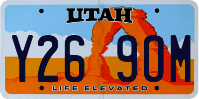 UT license plate Y269OM