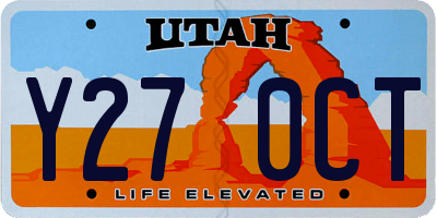 UT license plate Y270CT