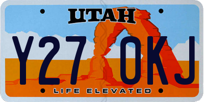 UT license plate Y270KJ
