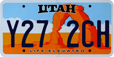 UT license plate Y272CH