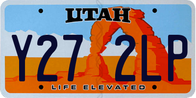 UT license plate Y272LP