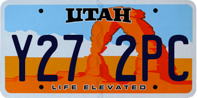 UT license plate Y272PC