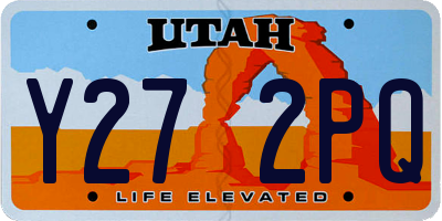 UT license plate Y272PQ