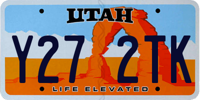UT license plate Y272TK