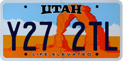 UT license plate Y272TL