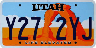 UT license plate Y272YJ