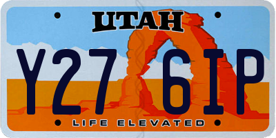 UT license plate Y276IP