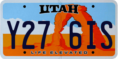 UT license plate Y276IS