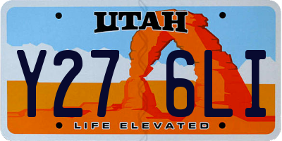 UT license plate Y276LI