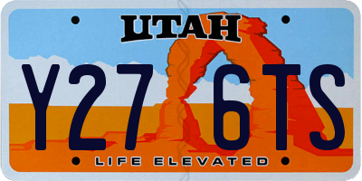 UT license plate Y276TS