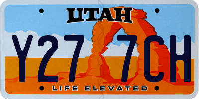 UT license plate Y277CH