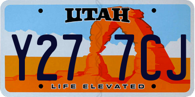 UT license plate Y277CJ